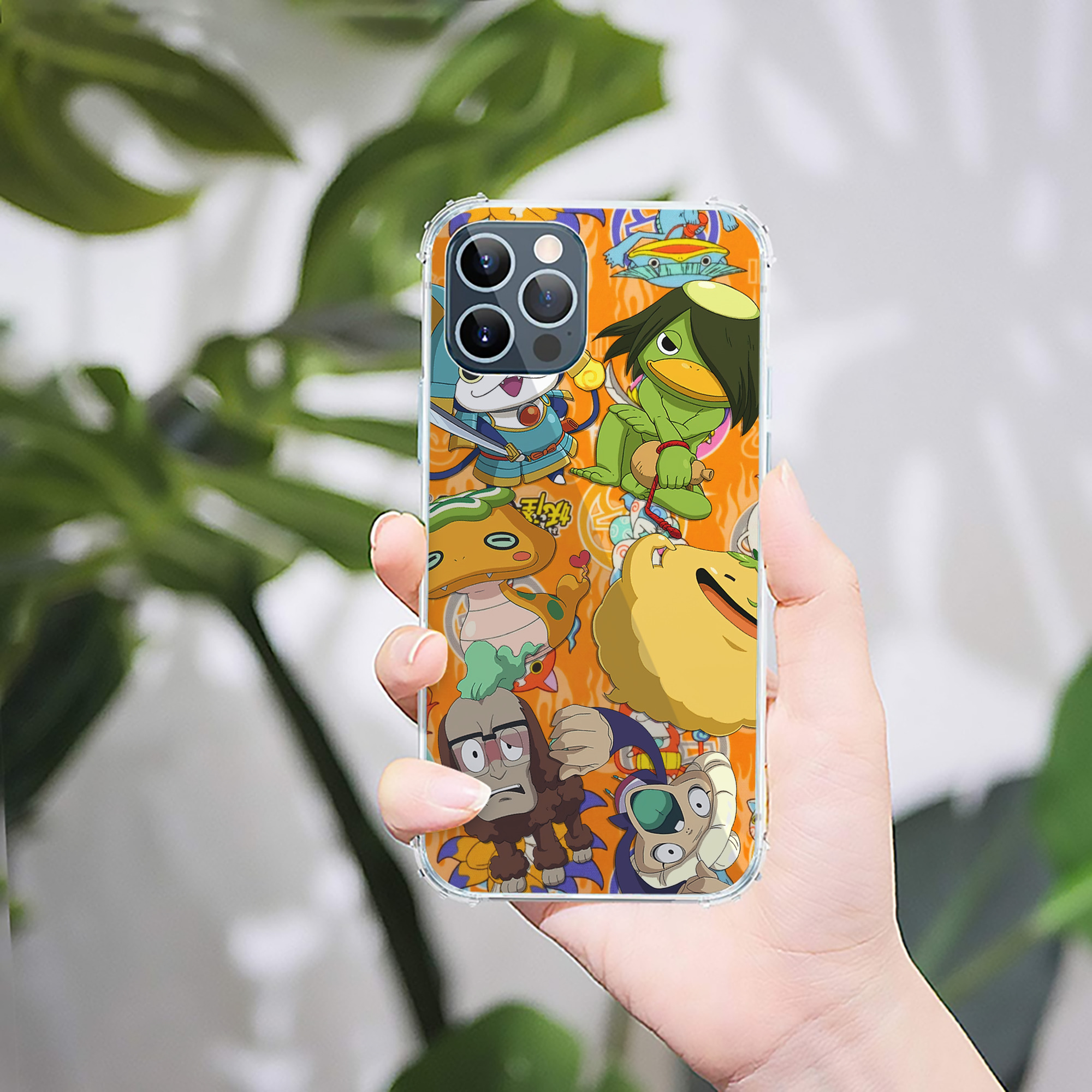 （画像用） 妖怪ウォッチ Yo-kai Watch 【iPhone 12シリーズ対応】透明スマホケース（クリアソフトケース）